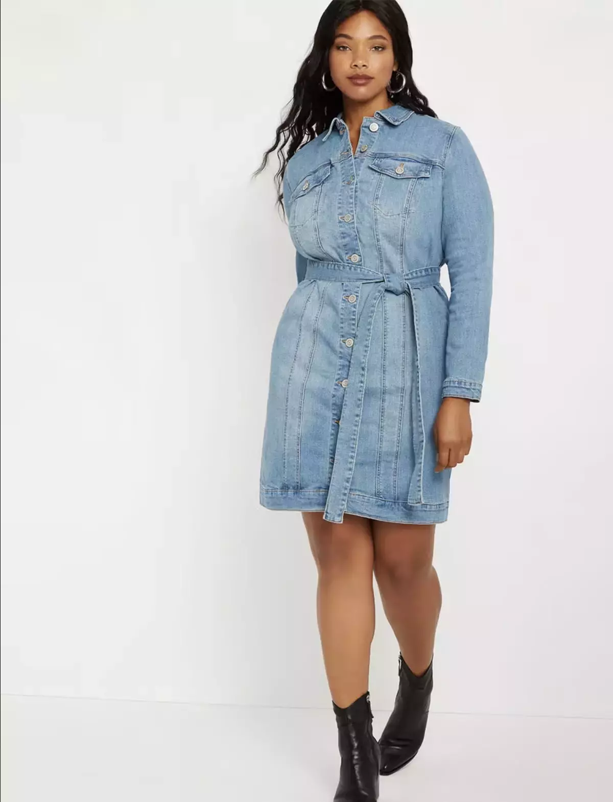 A Denim Jacketdress Combo