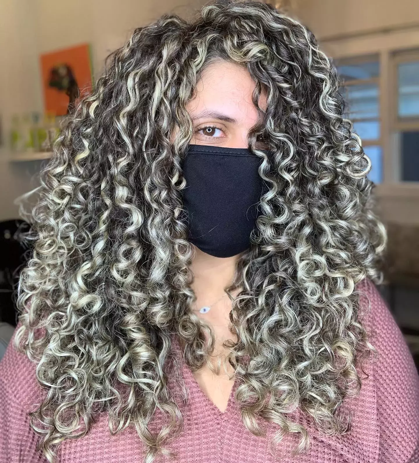 Ash Blonde Curls