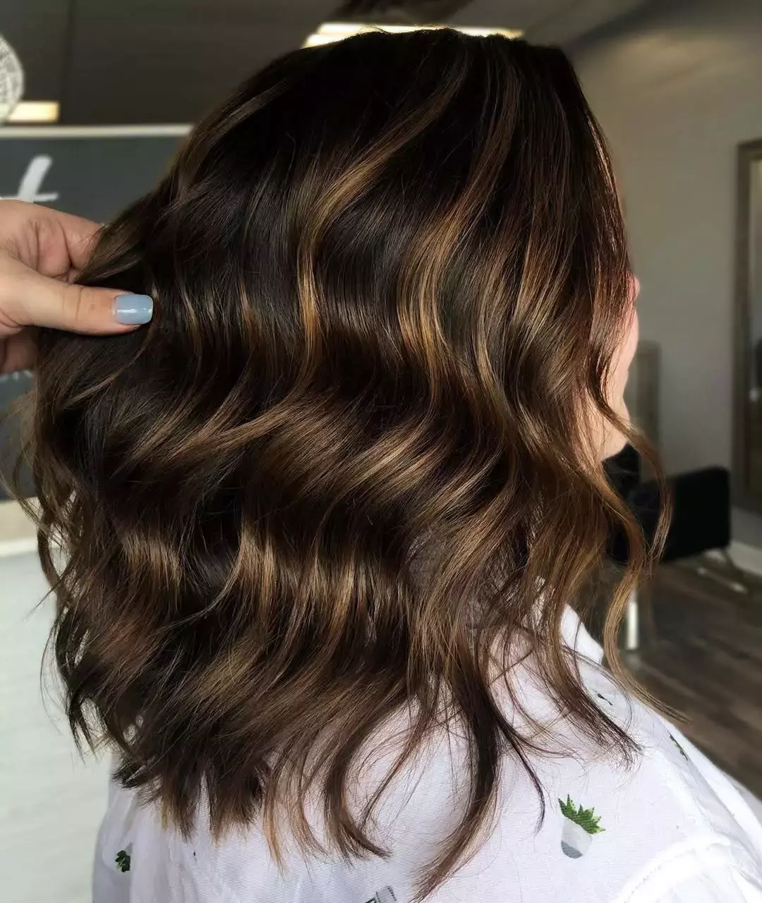 Brown Hair With Golden Highlights