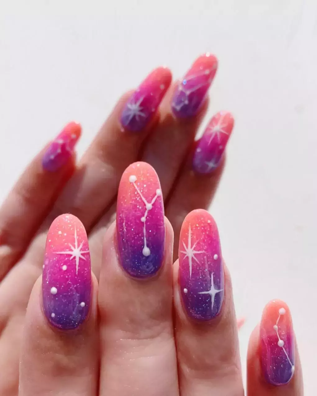 Constellation Ombre Manicure