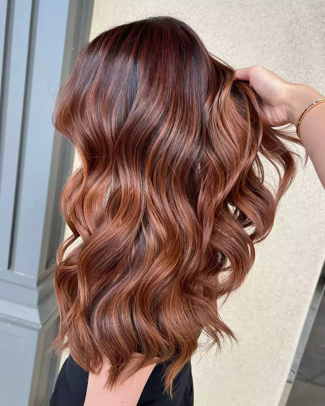 Copper Brown Balayage