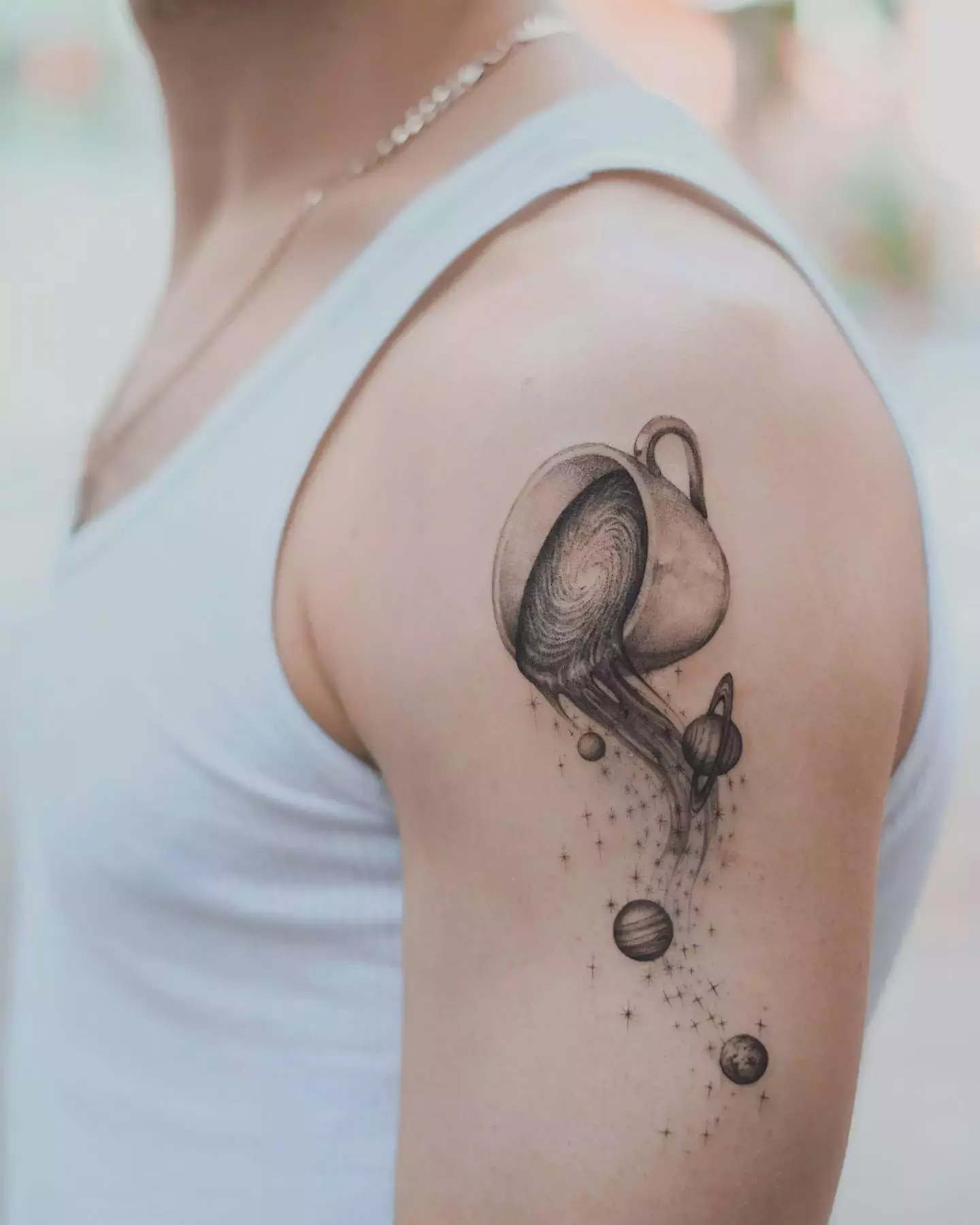 Cosmic Coffee Sagittarius Tattoo