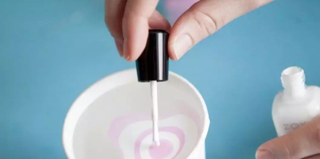 Diy Marble Nails Using A Water Cup