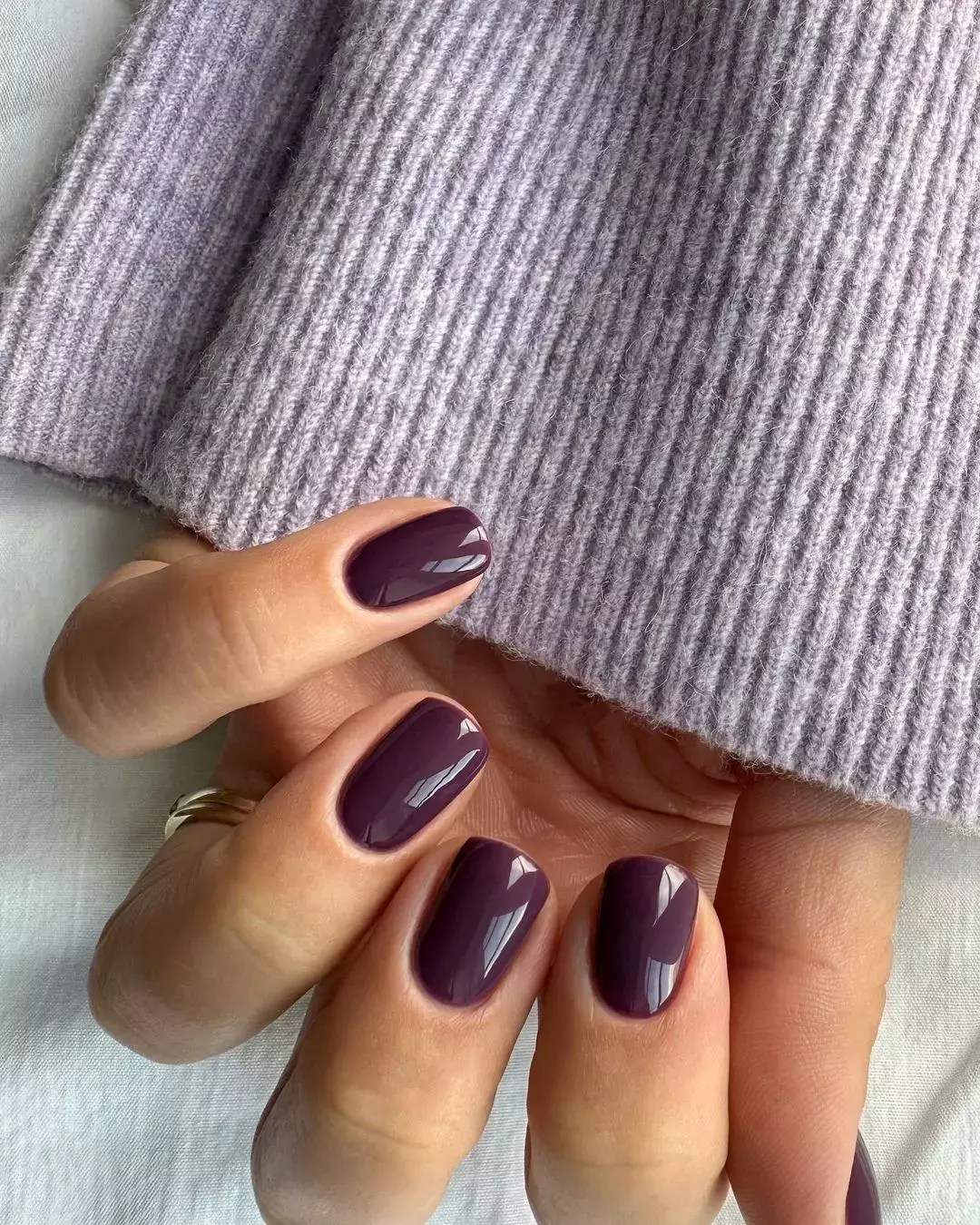 Eggplant Nail Color For November