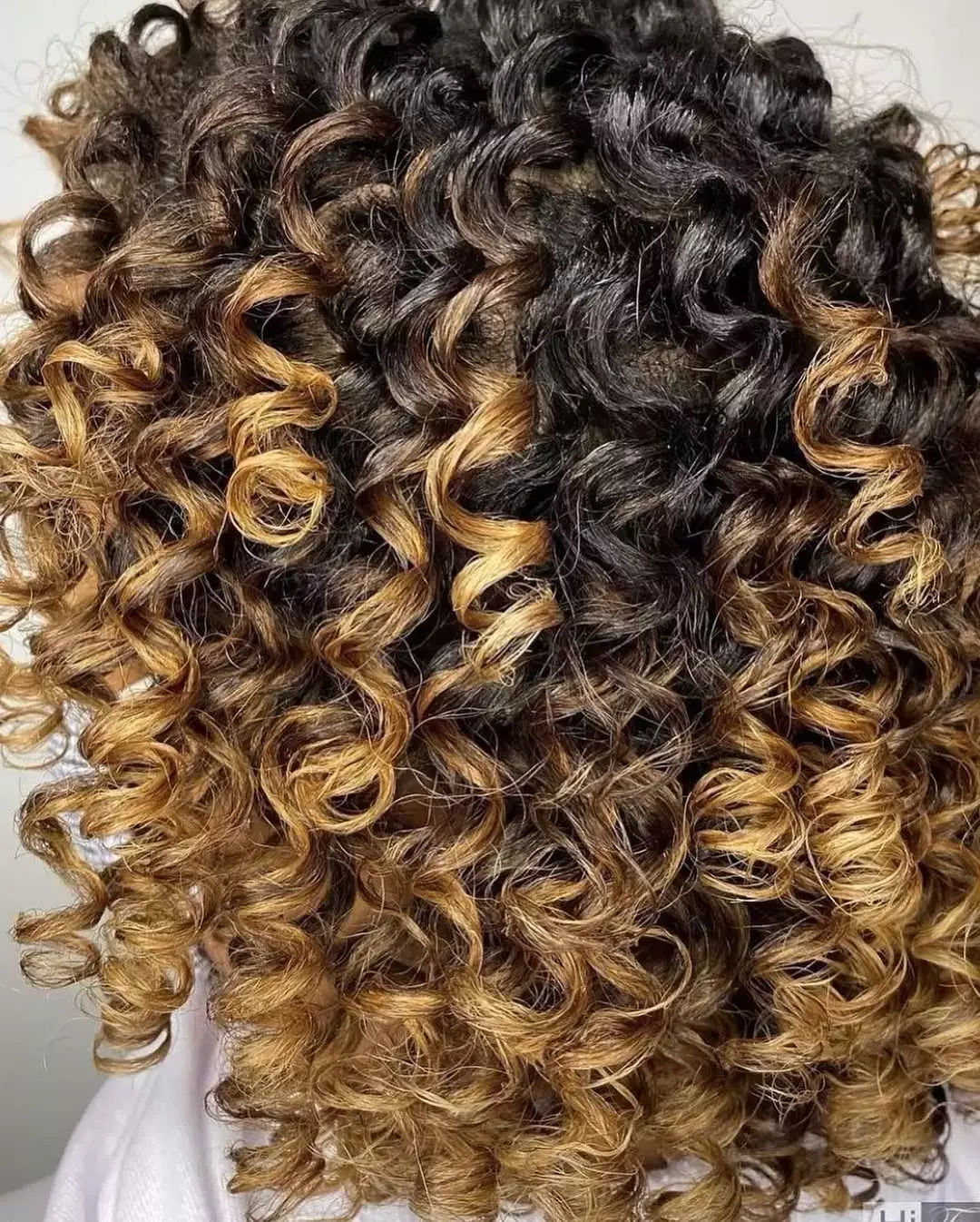 Golden Brown Ombre