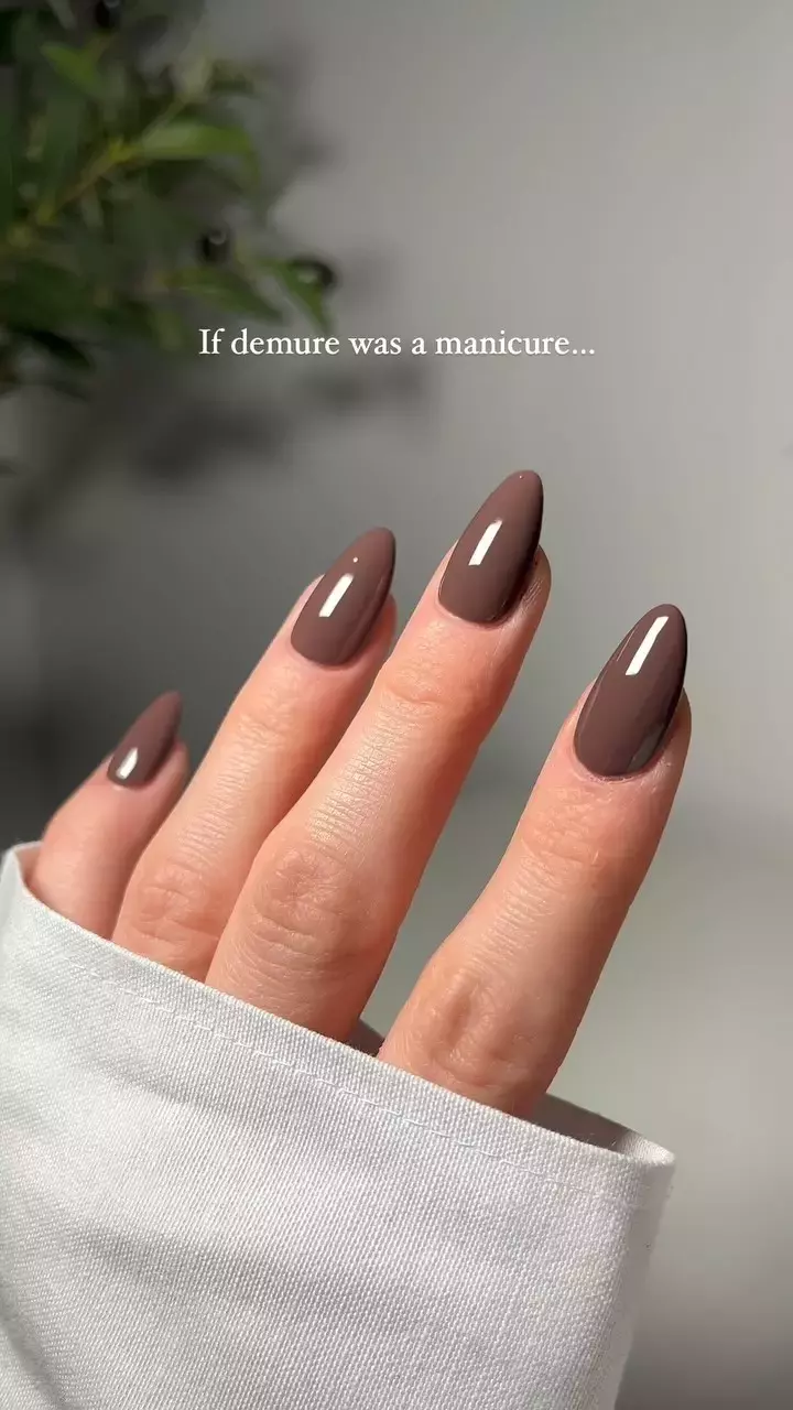 Jelly Chocolate Glaze Nails