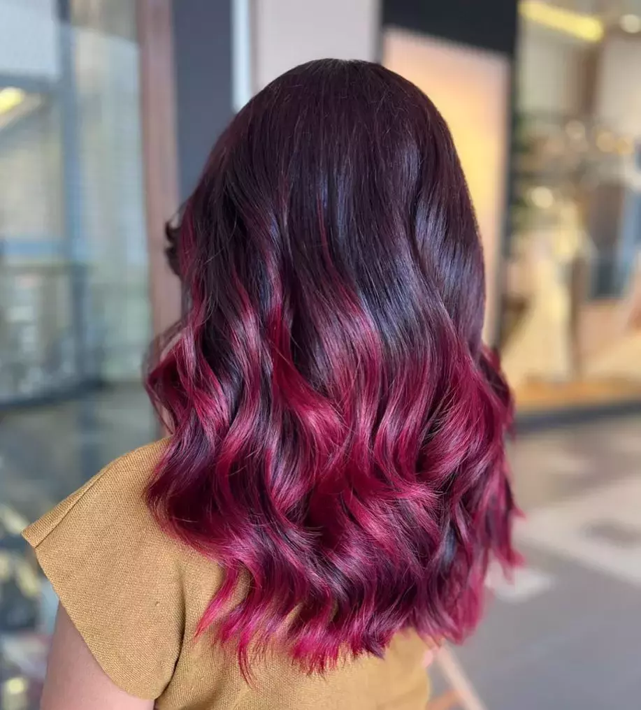 Magenta Balayage