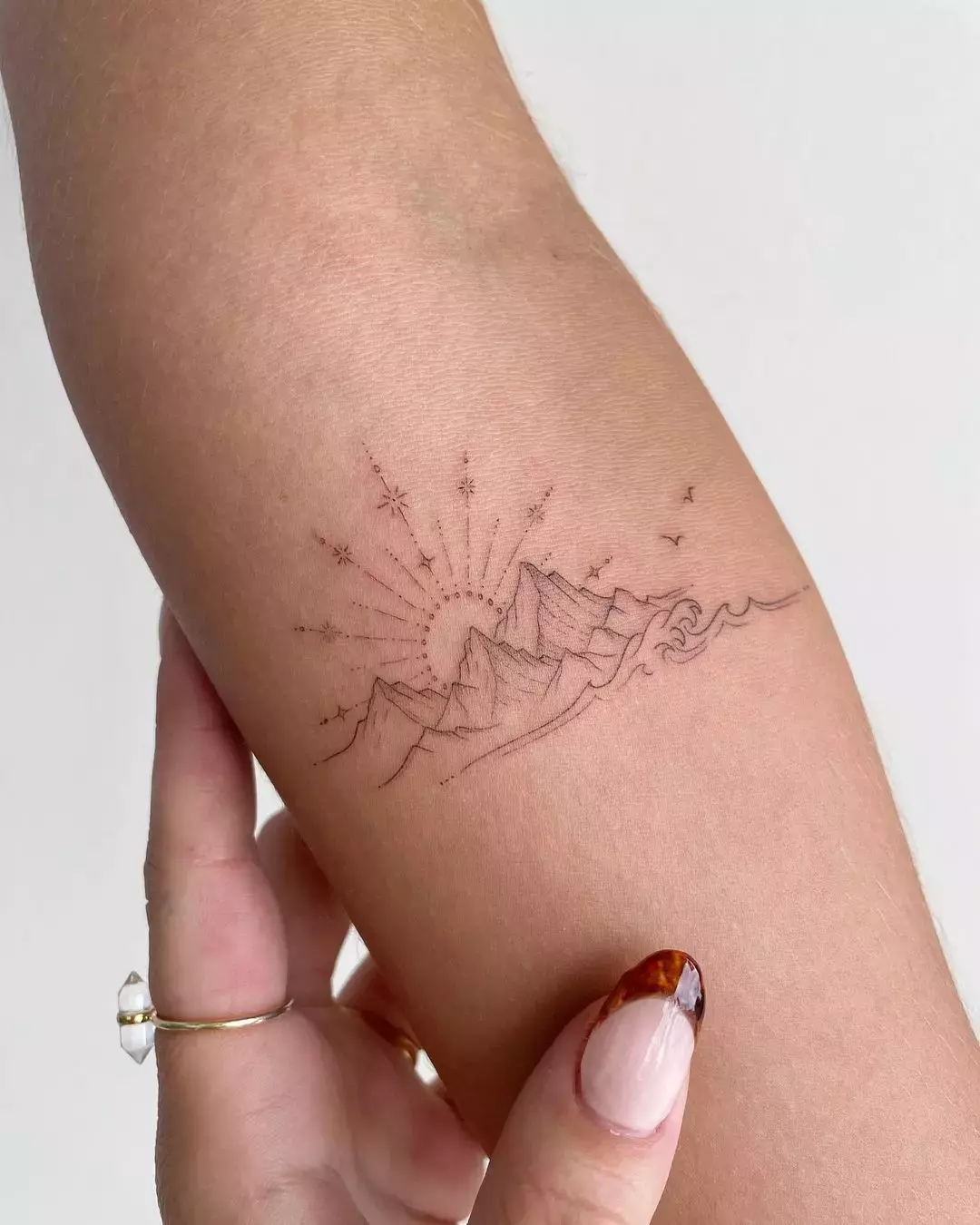 Mountain Range Tattoo