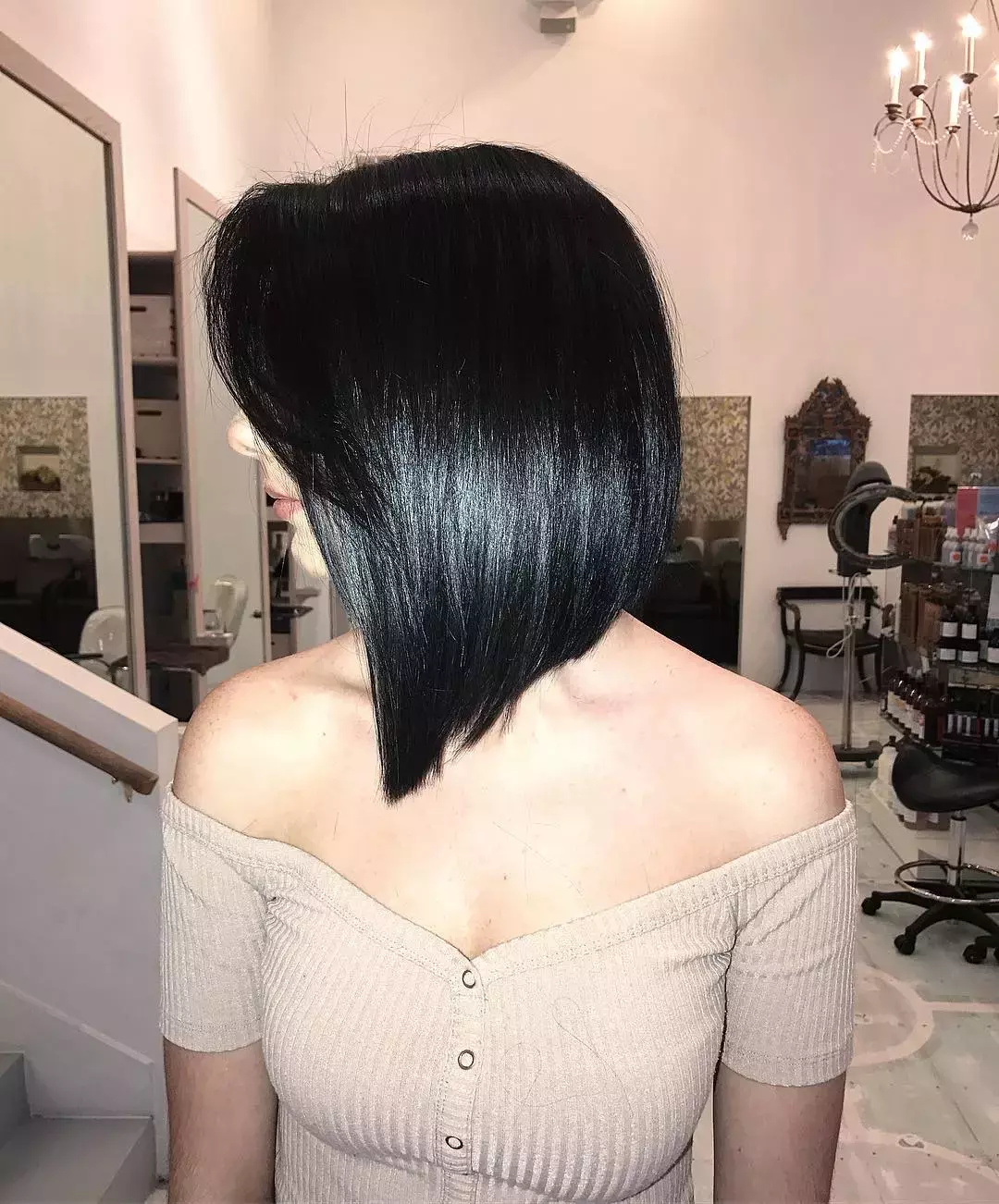 Raven Black Bob Cut