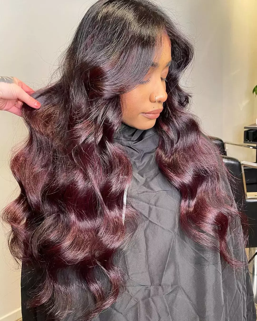 Red Wine Balayage