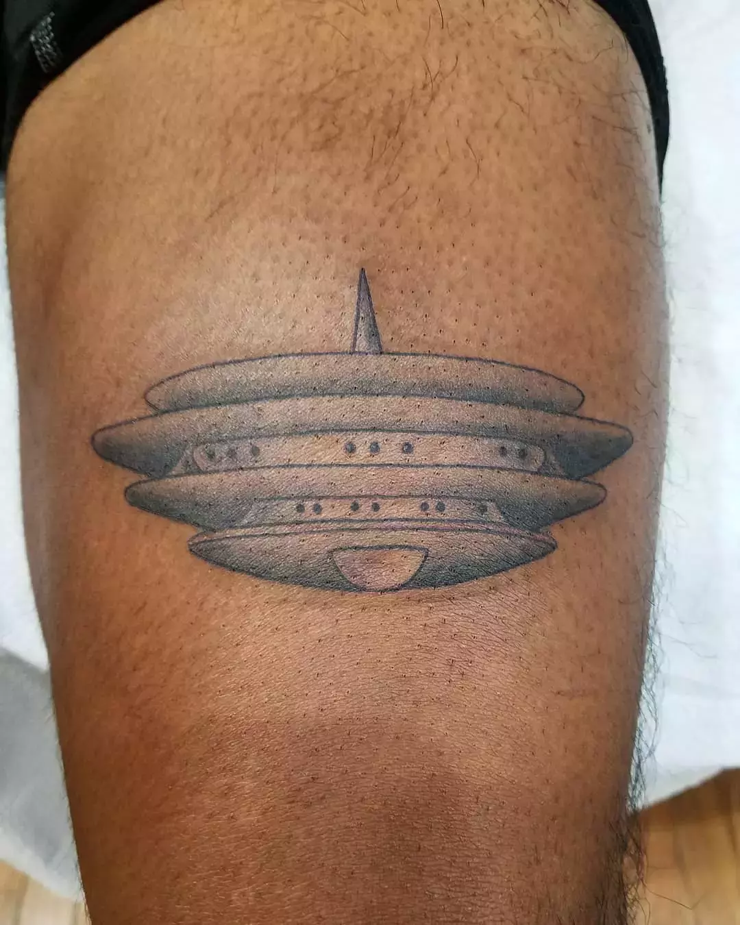 Sagittarius Tattoo Spaceship