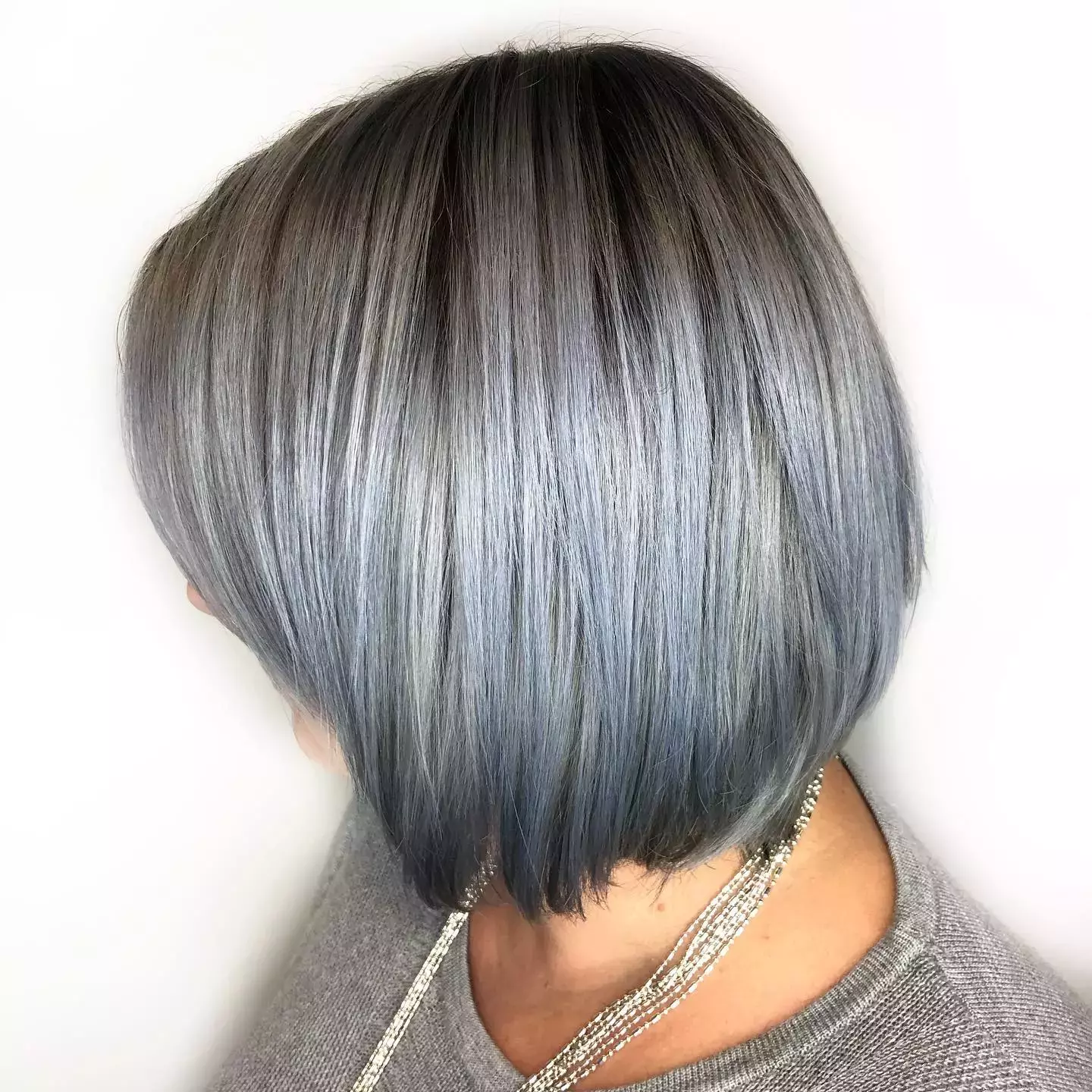 This Gray Blue Hair Color