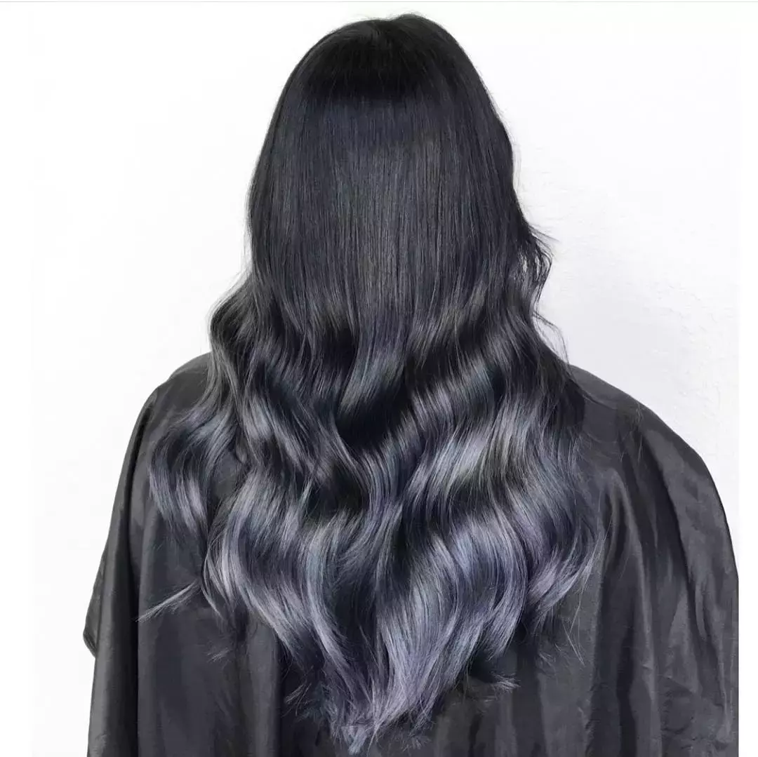 This Slate Gray Hair Color