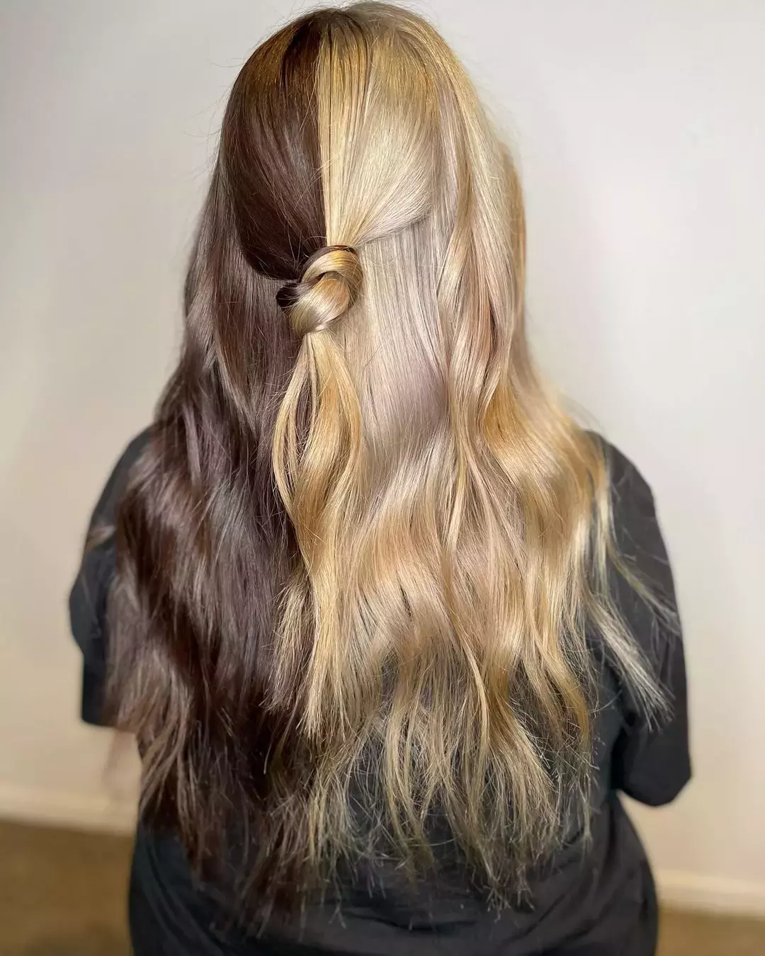 This Split Dye Hair Idea