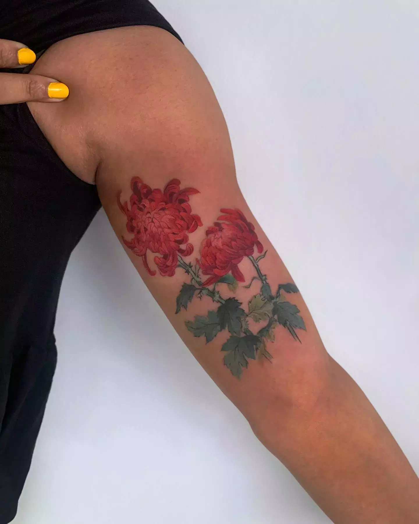 Watercolor Tattoo Flowers