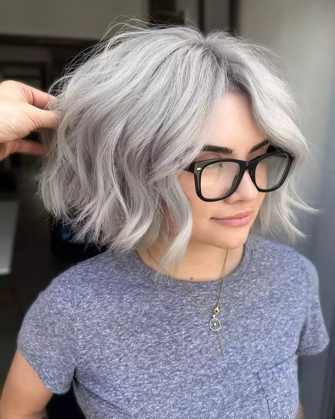 Ash Gray Hair Color