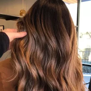 Auburn Honey Bronde Balayage