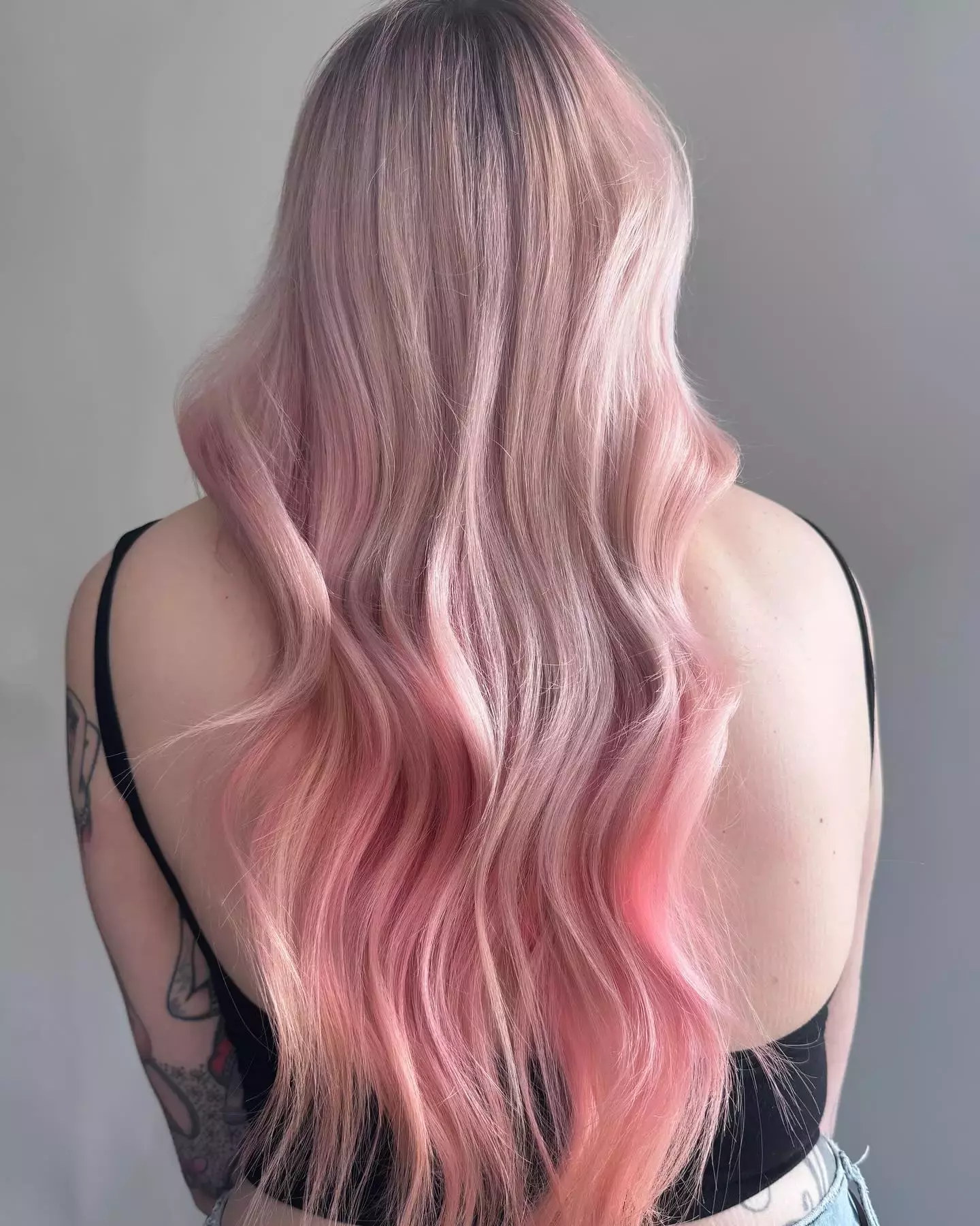 Blush Blonde With Pink Hues