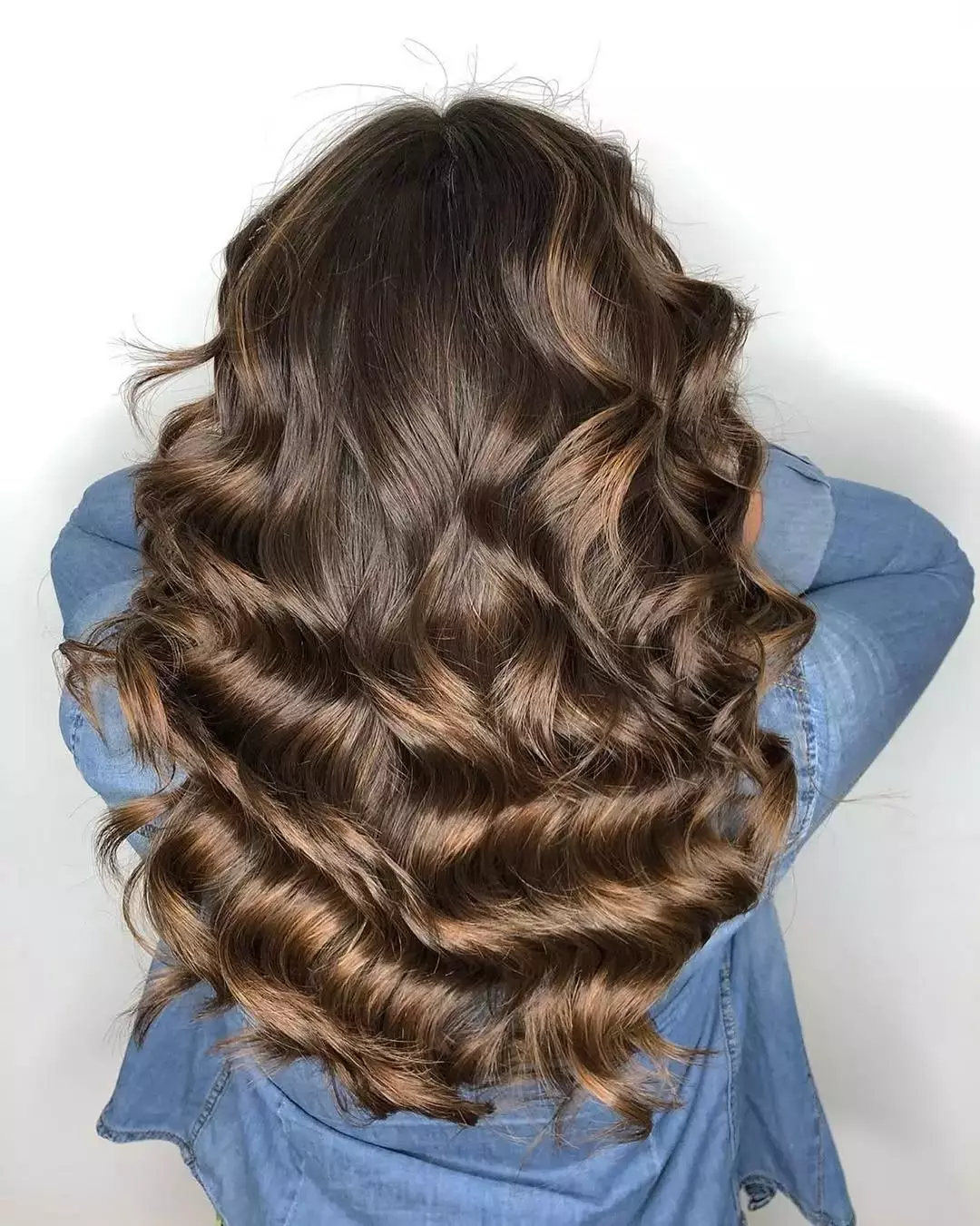 Caramel Highlights On Chocolate Brown