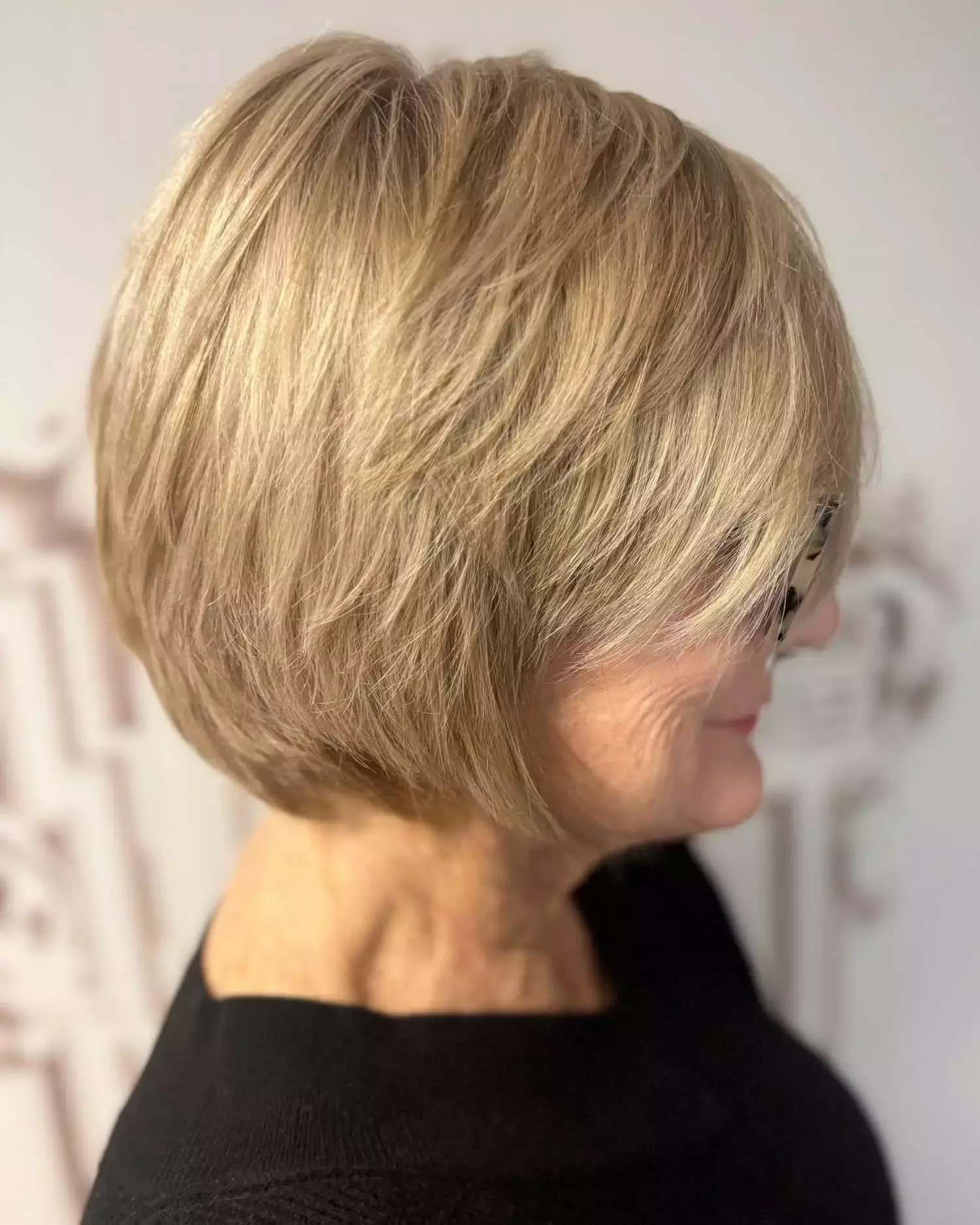 Champagne Blonde Bob