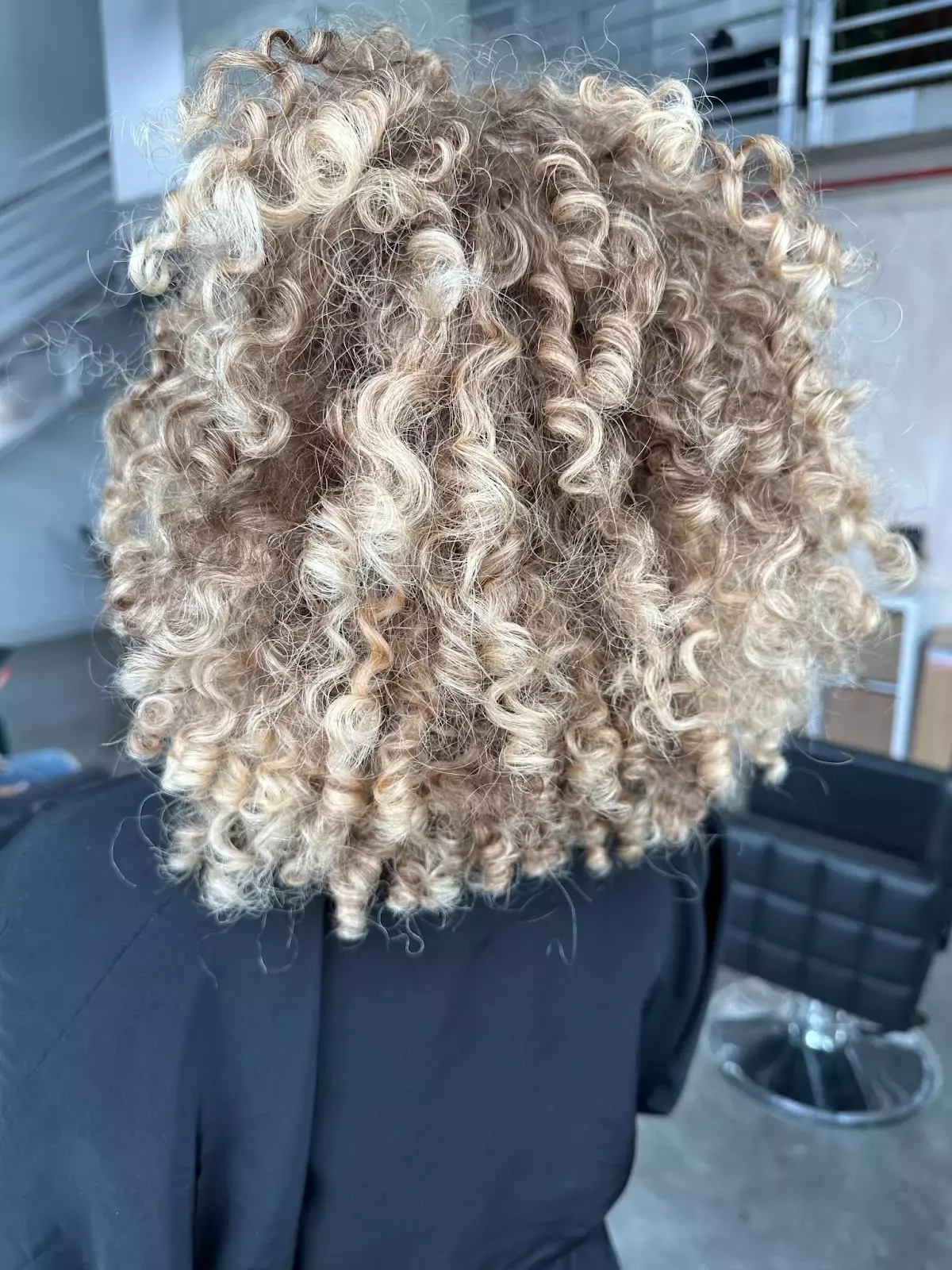 Champagne Blonde Curls