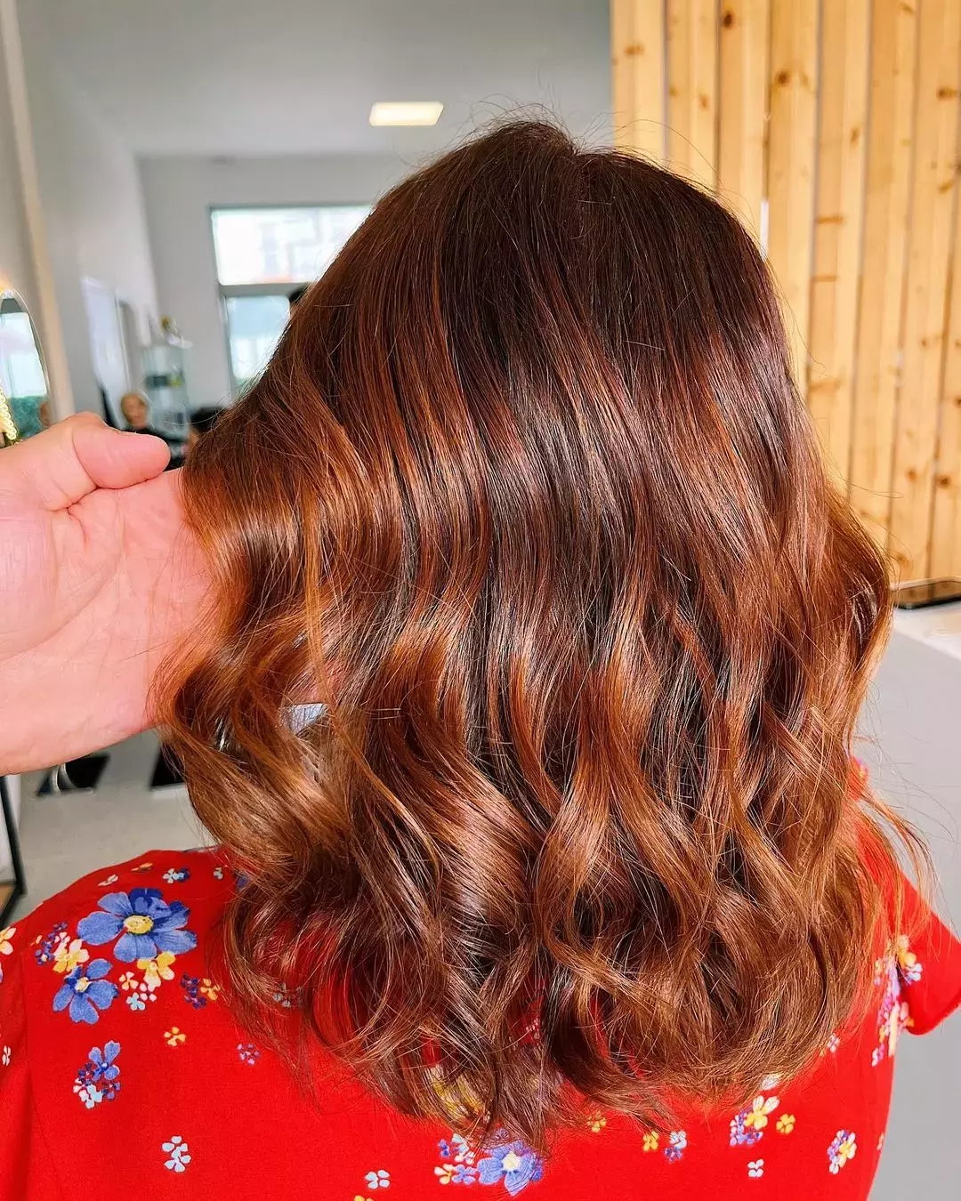 Chestnut Brown With Auburn Highlights