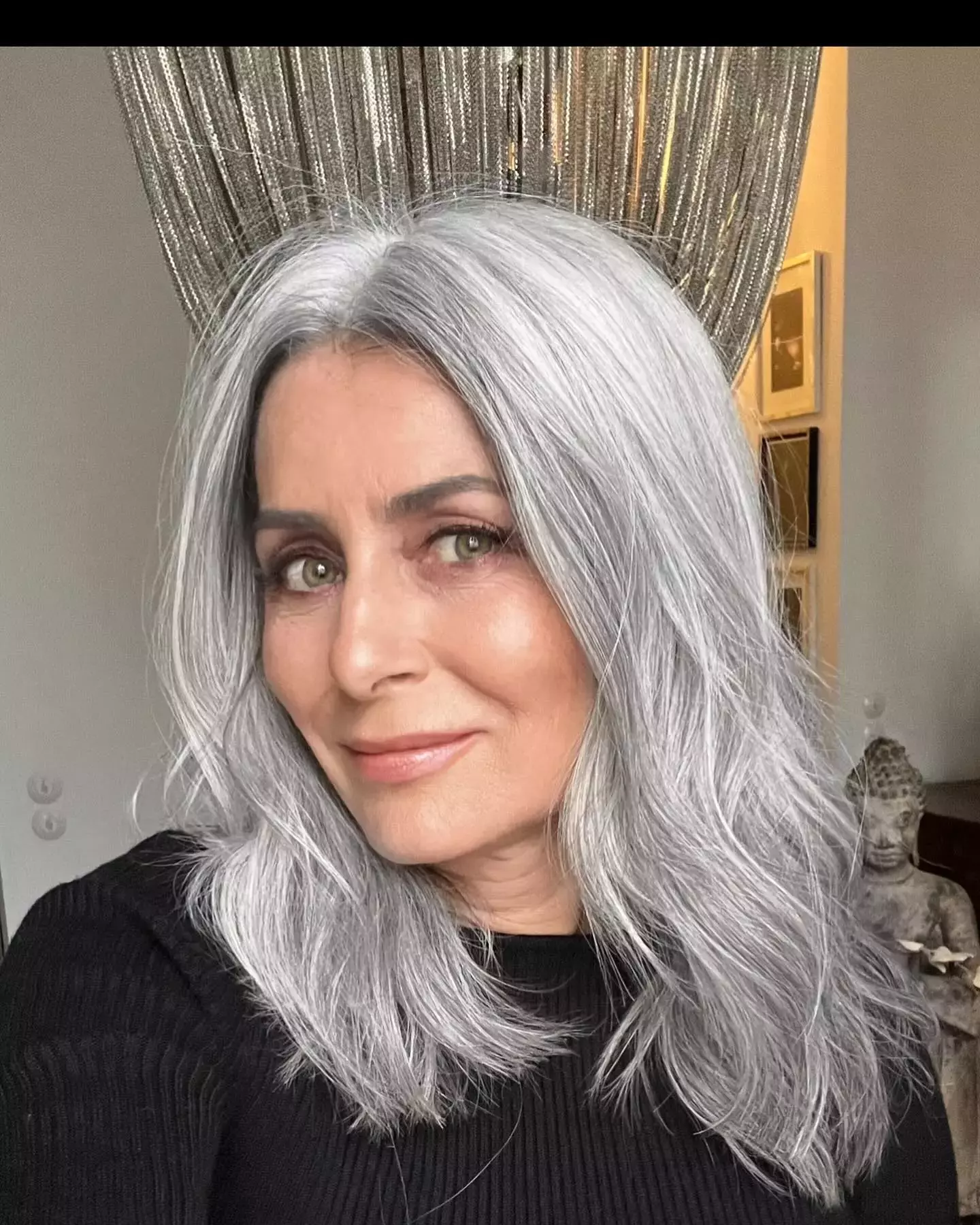 Classic Silver Glam With Volume