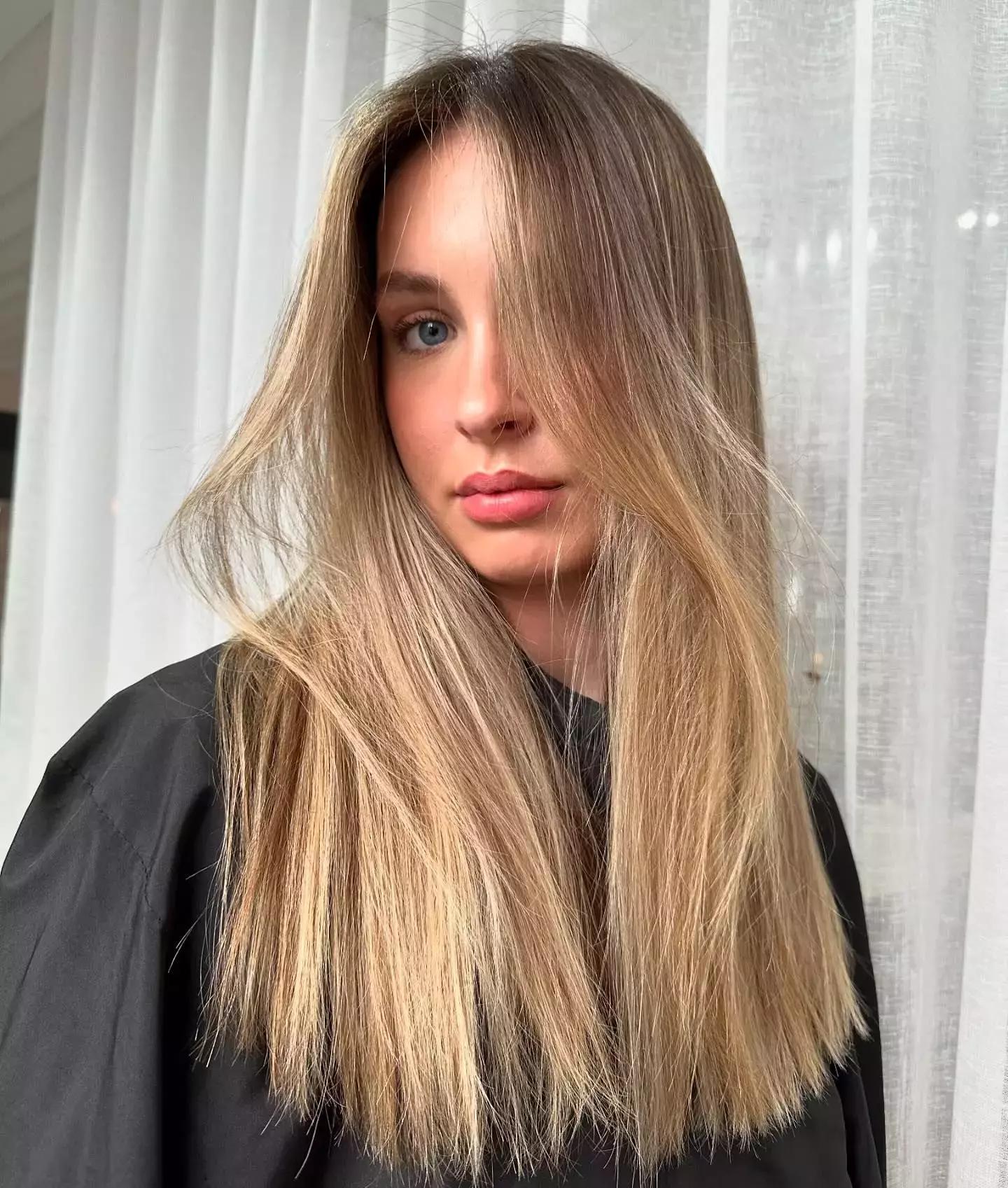 Effortless Straight Light Brown Hair