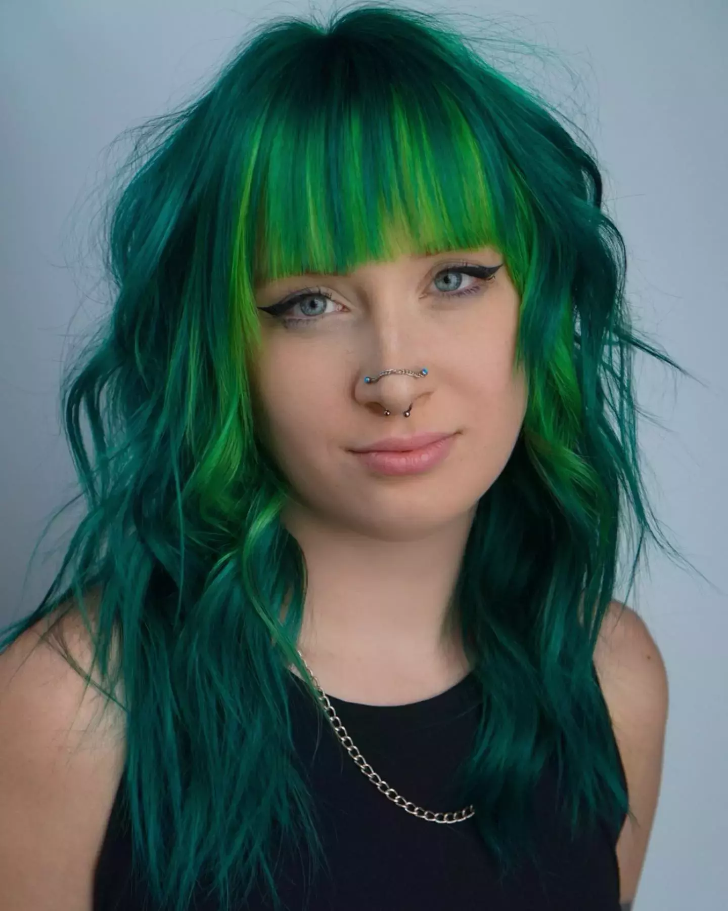 Emerald Bangs And Layers