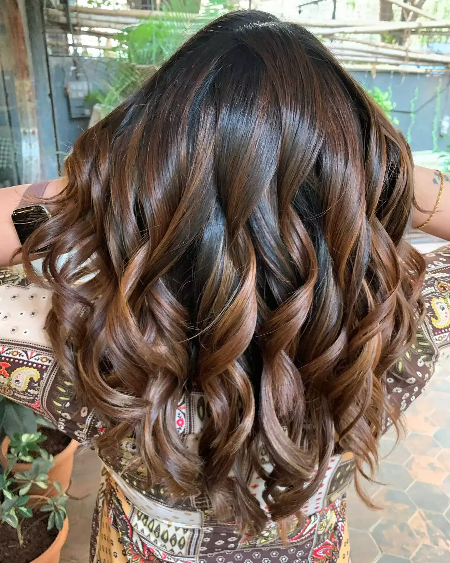 Espresso Hair Color With Highlights