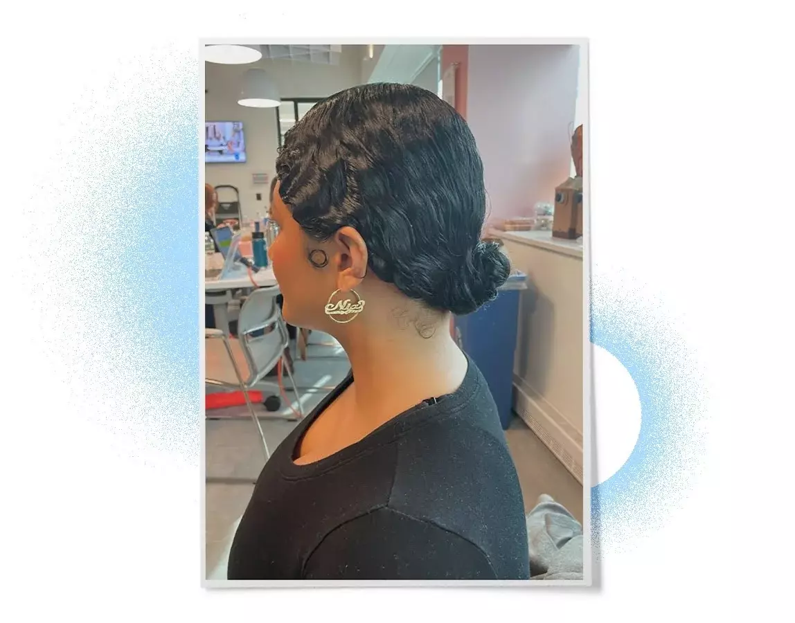 Finger Wave Chignon