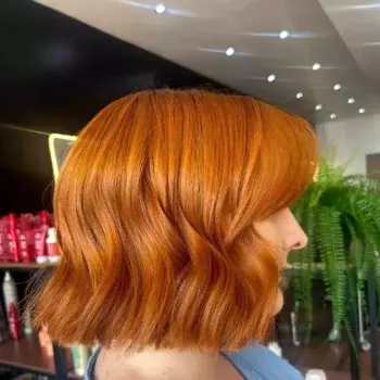 Glossy Tangerine Bob