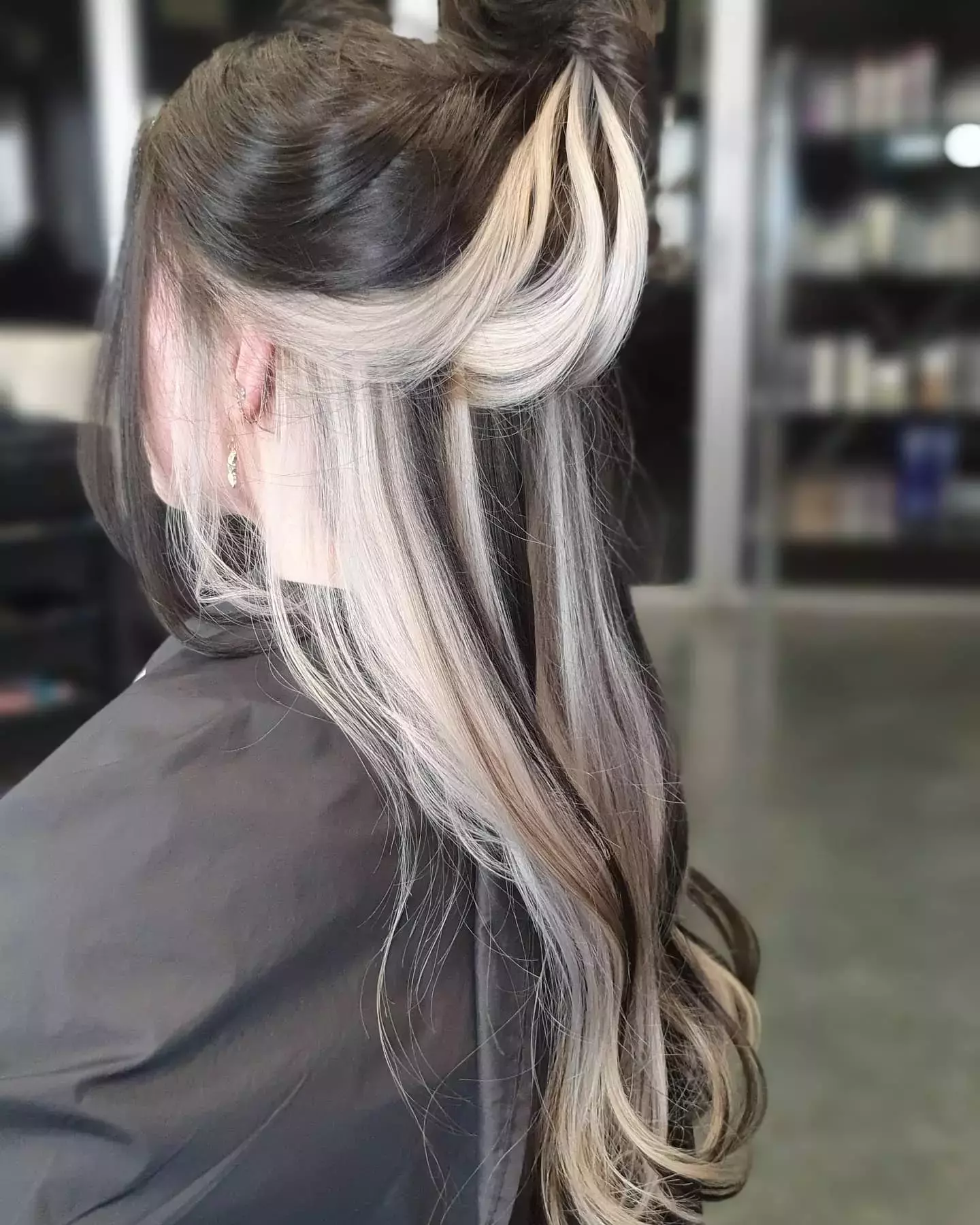 Hidden Creamy Blonde Accents