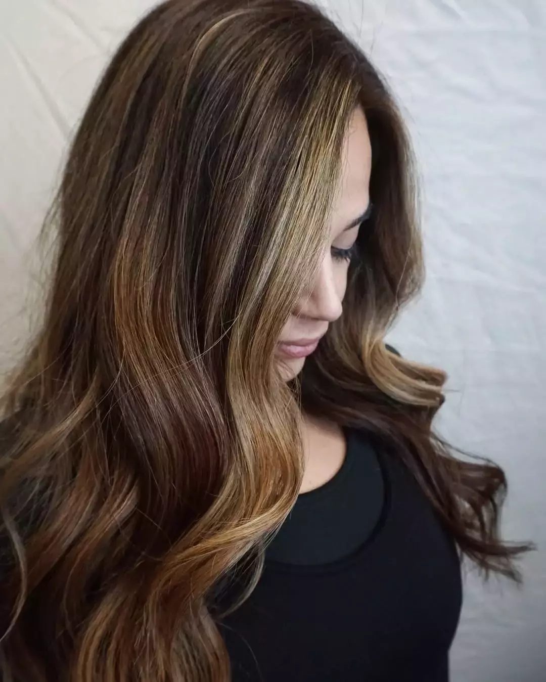 Honey Brown With Face Framing Highlights