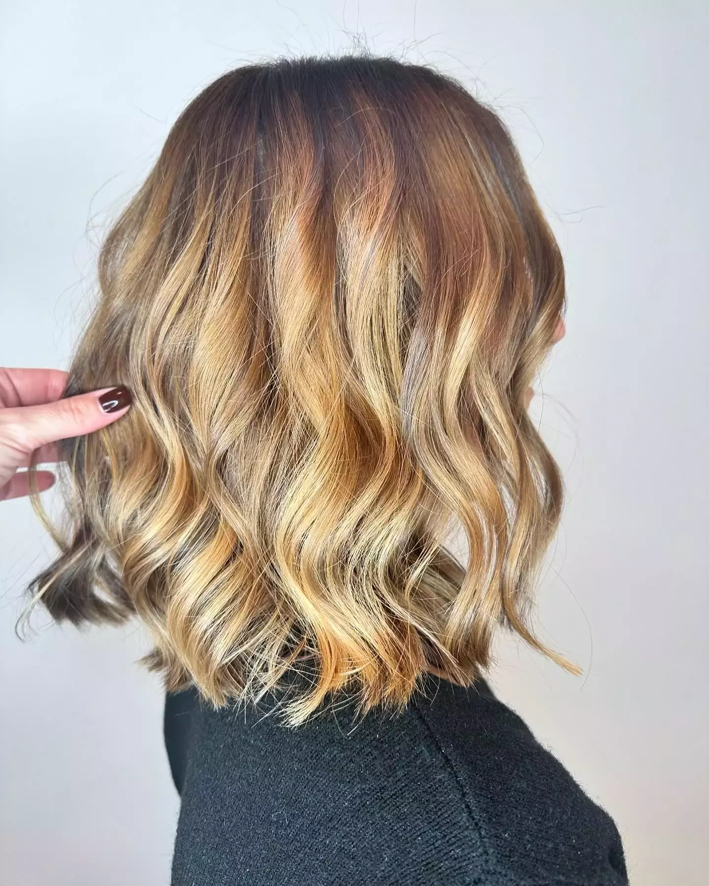 Honey Toned Light Brown Lob