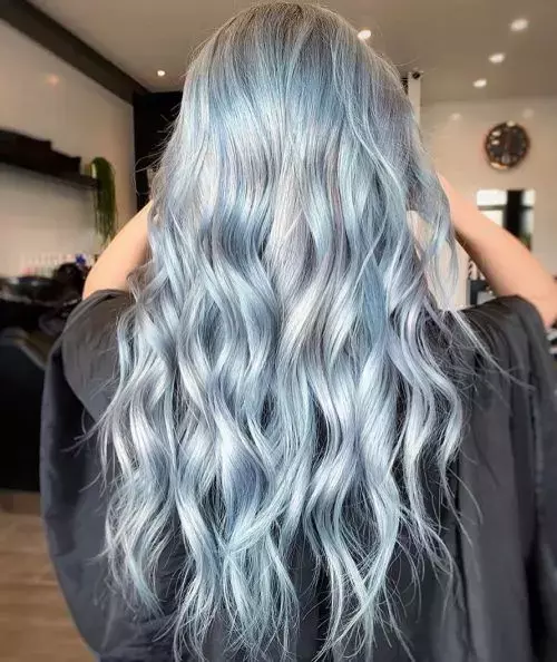 Icy Blue Blonde