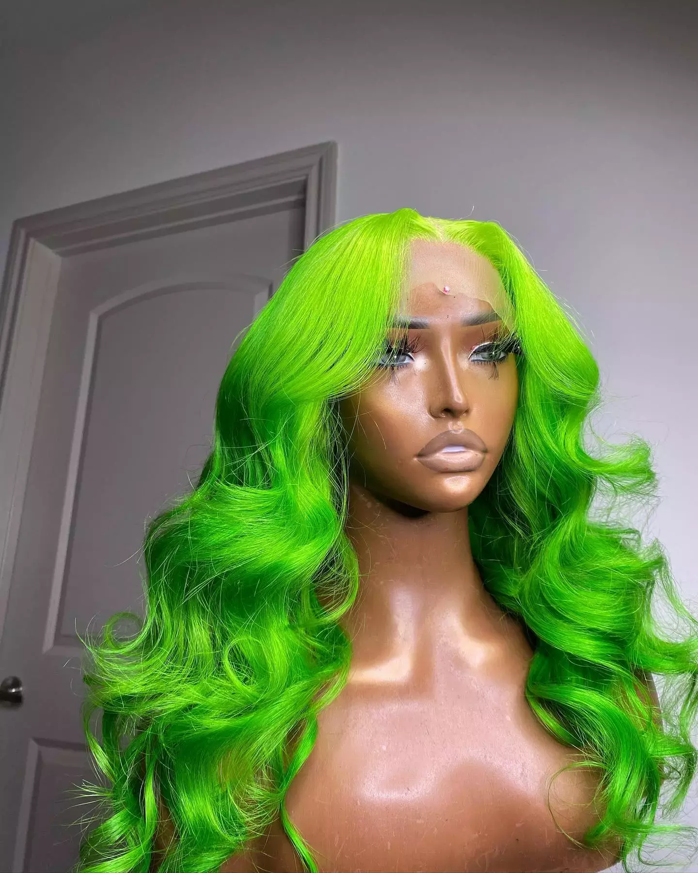 Lime Green Dream Curls