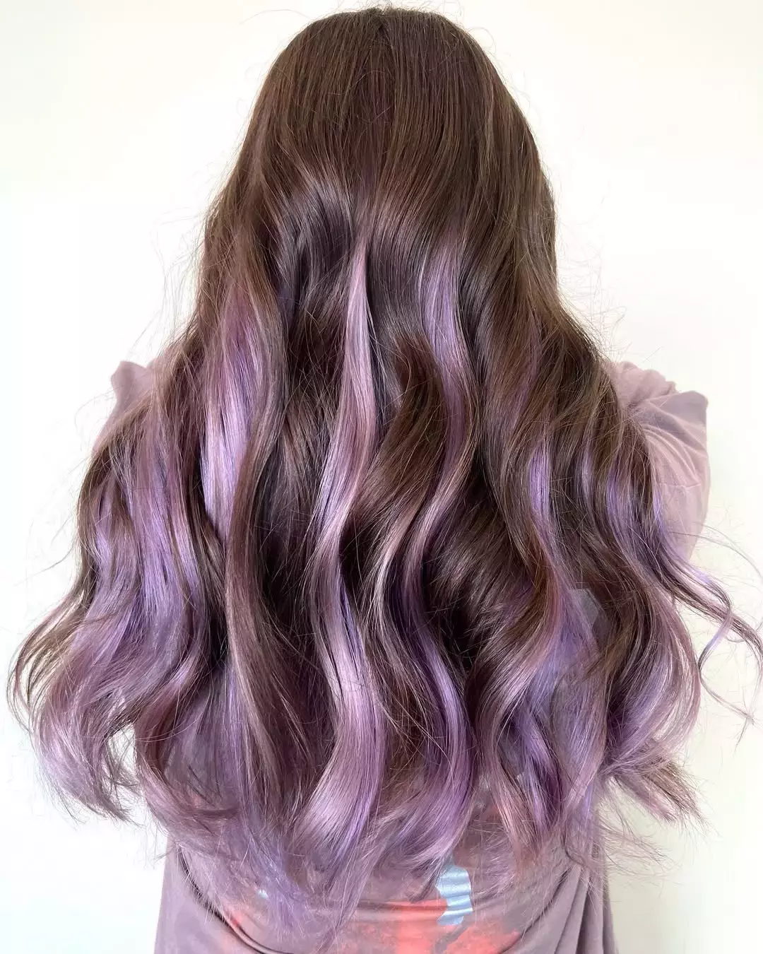 Metallic Lilac Highlights