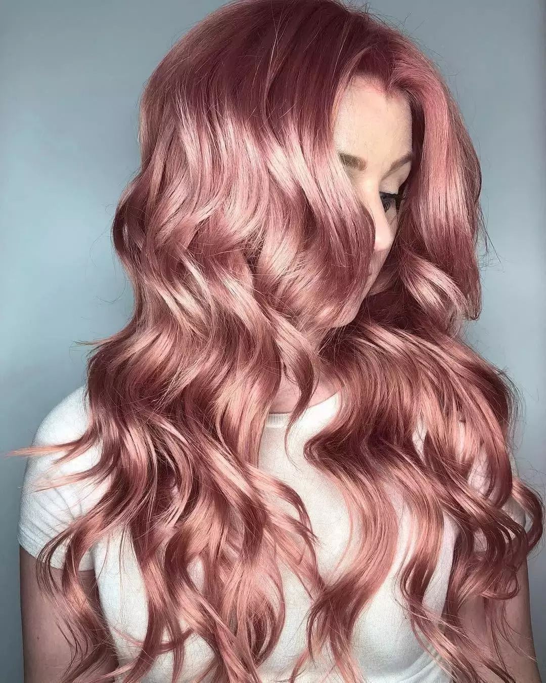 Metallic Pastel Pink