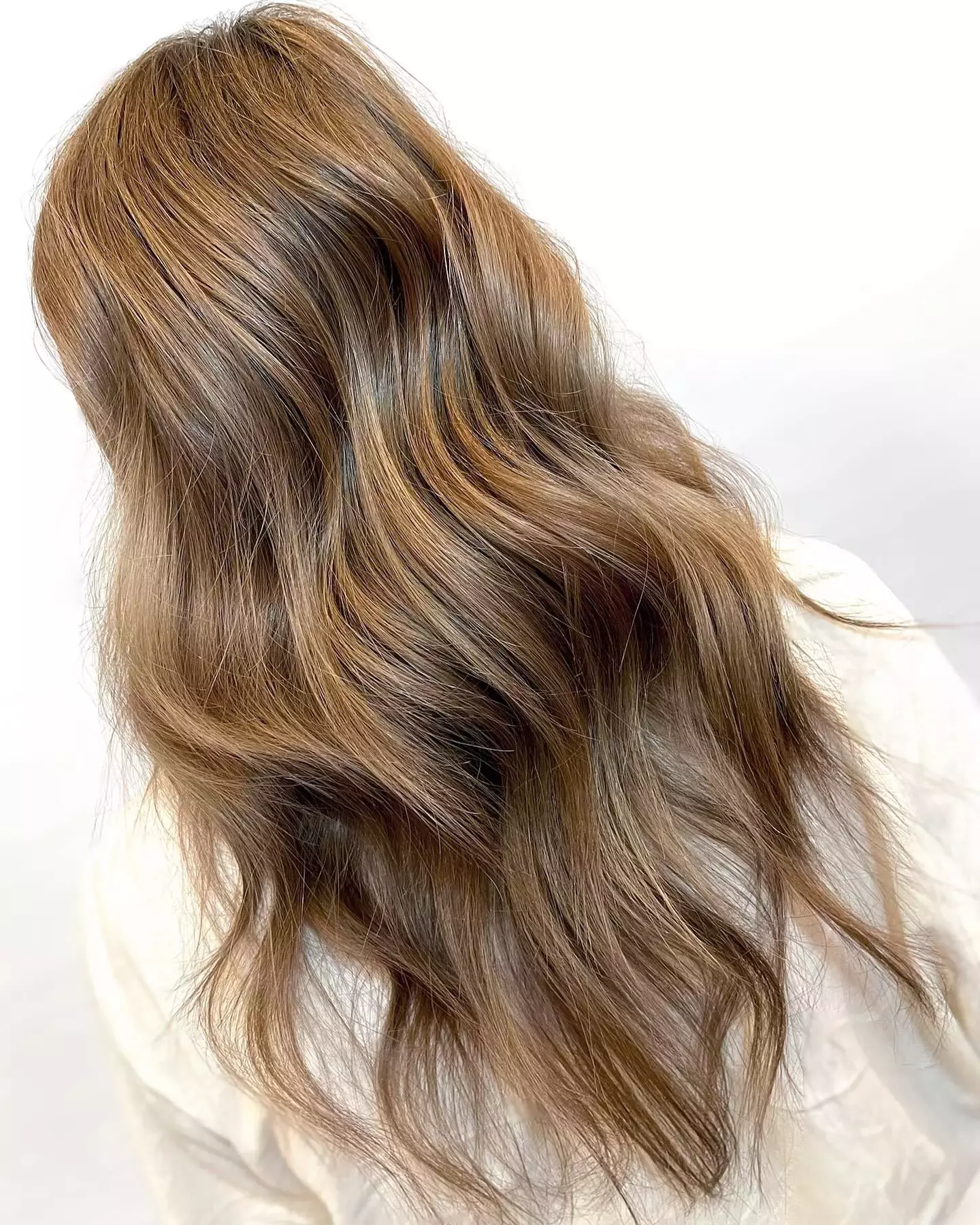 Natural Dimensional Light Brown Waves