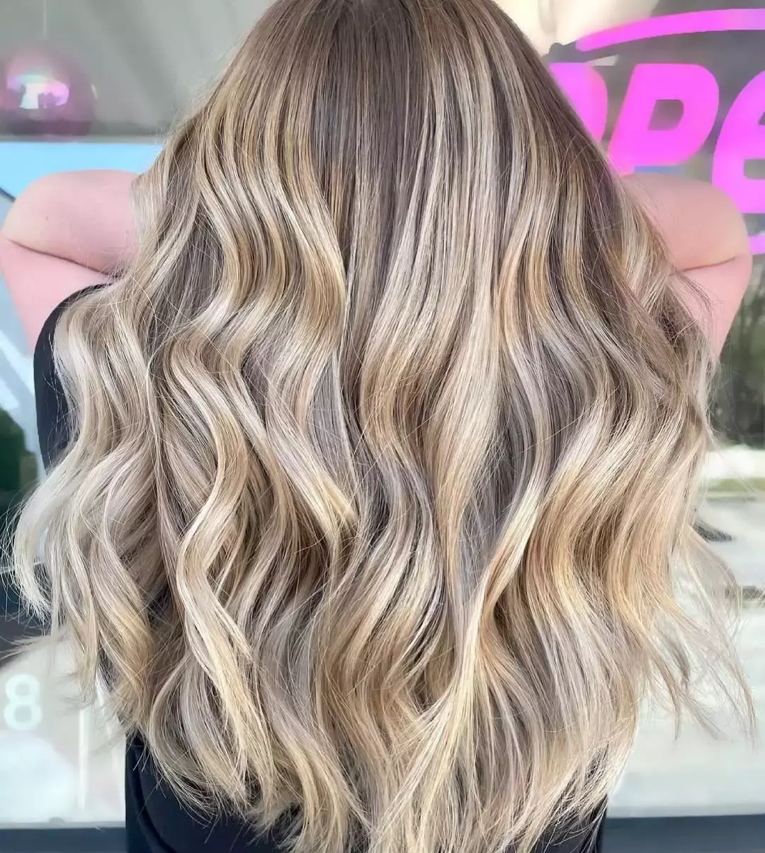 Neutral Blonde With Honey Highlights