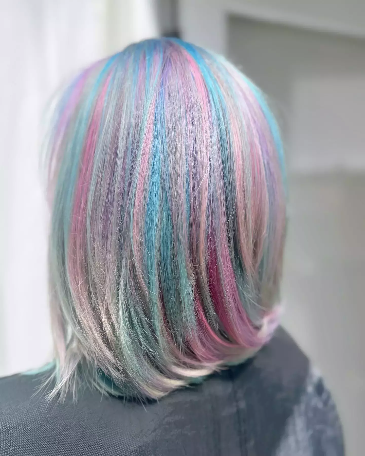 Pastel Bob In Cool Hues