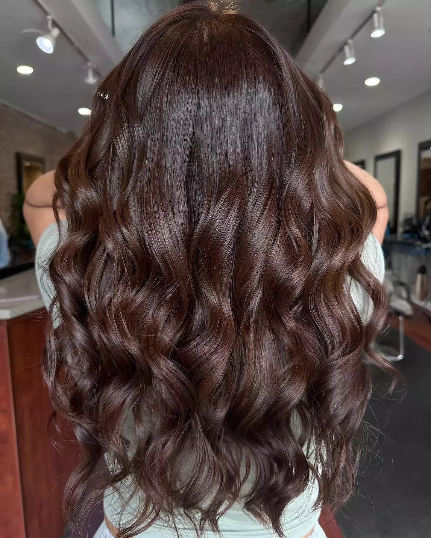 Romantic Waves In Rich Chocolate