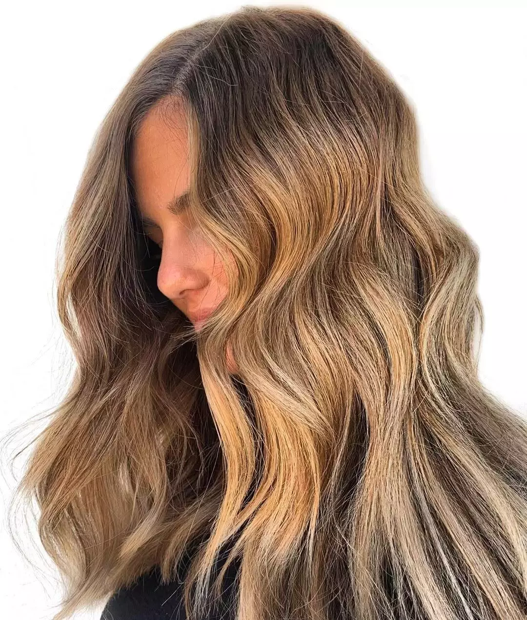 Rooted Caramel Blonde