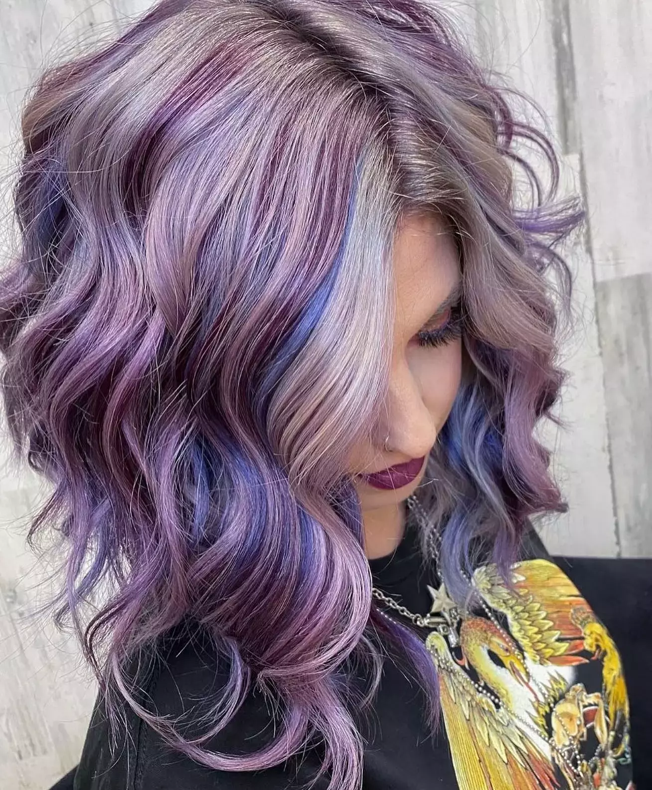 Royal Purple Pastel Elegance