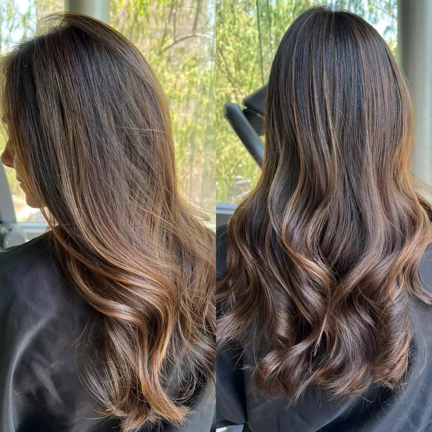 Sleek Shoulder Length Waves