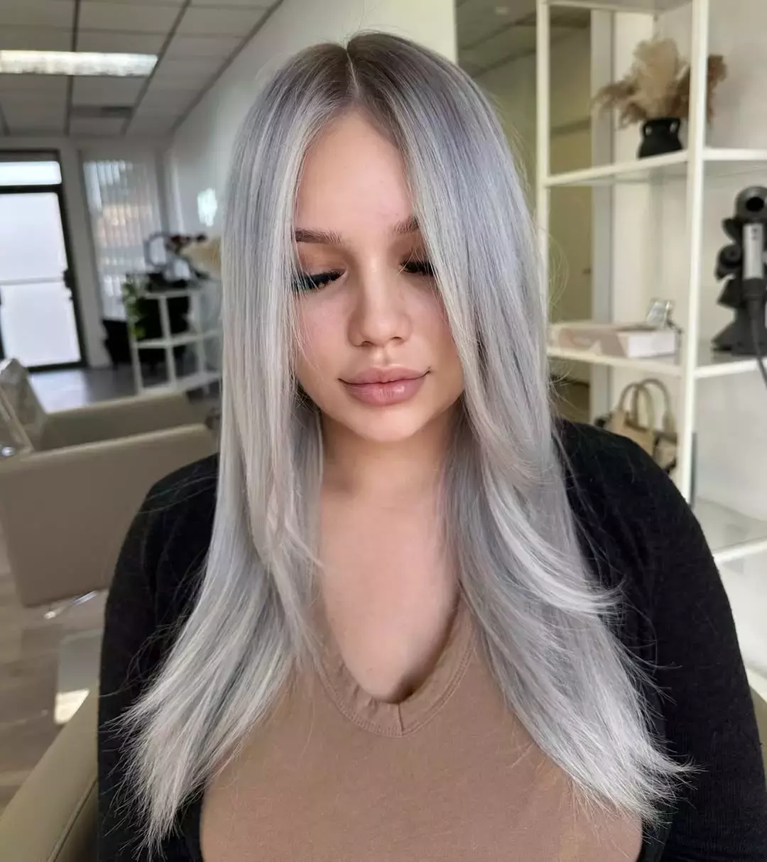 Smoky Platinum Blonde