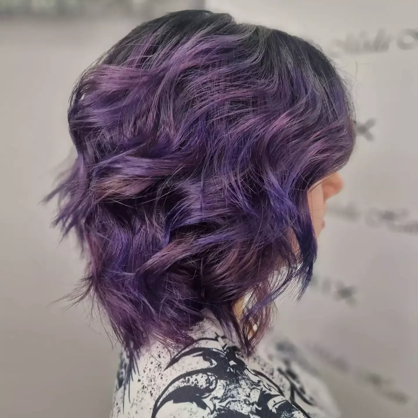 Textured Amethyst Bob