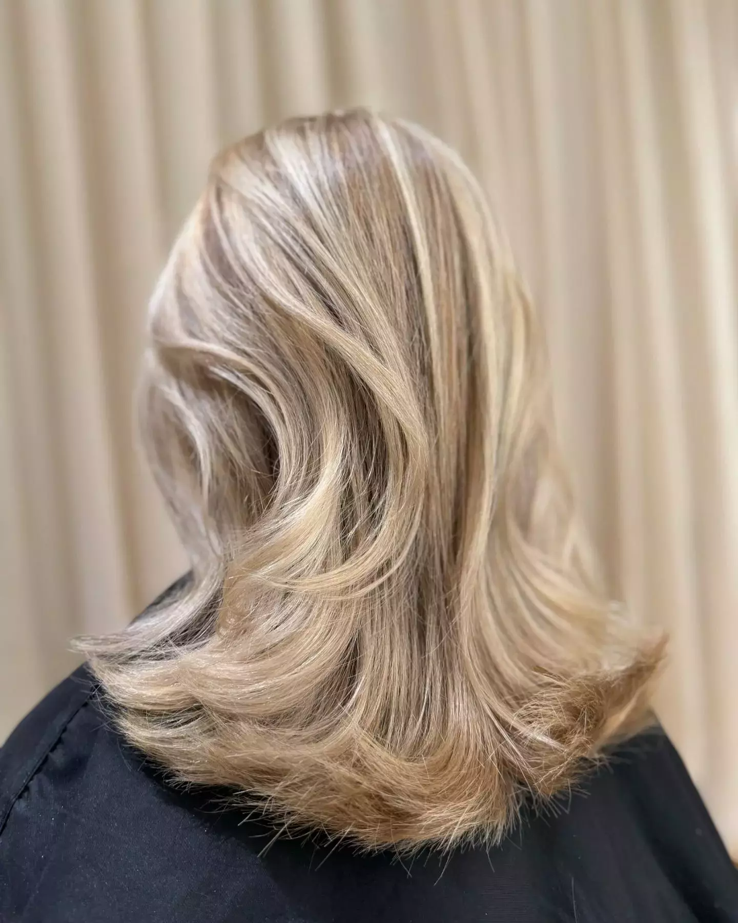 Textured Beige Bob