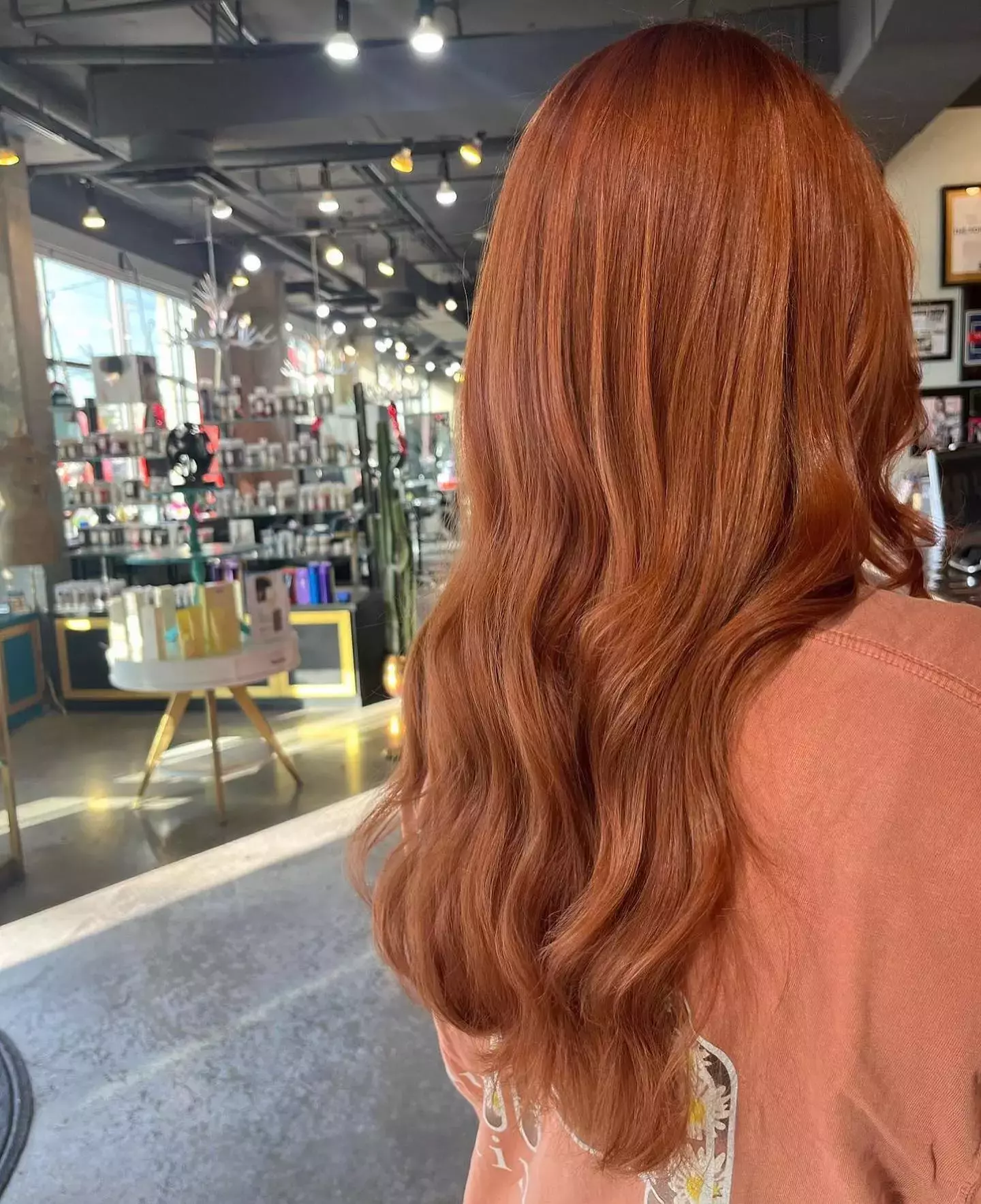 Warm Copper Waves